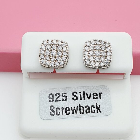 "925 Sterling Silver Cubic Zirconia Earrings, U19254556 - Picture 9 of 11